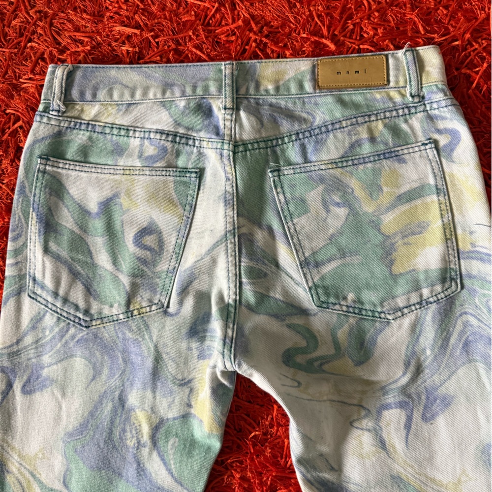 MNML Abstract Patterned Jeans - Picture 5 of 7